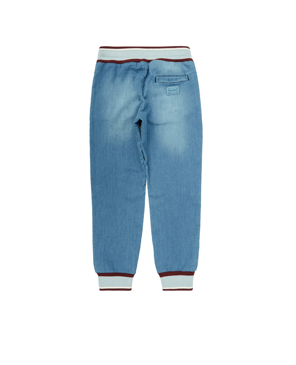 Дитячі штани Dolce&Gabbana Kids L4JPT0-G7BIO-S, блакитний колір • Купити в інтернет-магазині Kameron