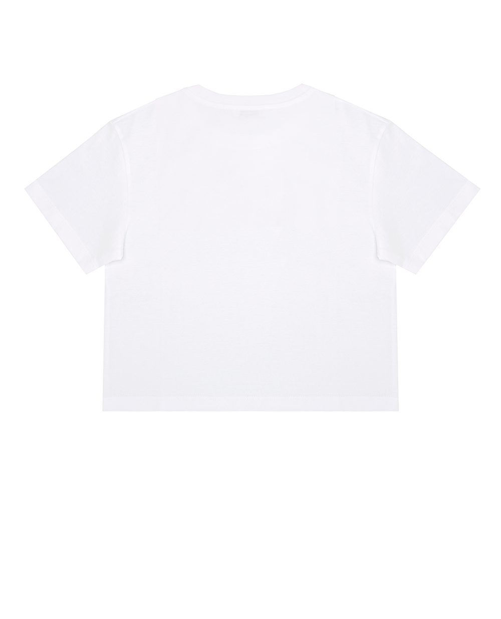 Детская трикотажная футболка Dolce&Gabbana Kids L4JTEY-G7K0M-B, белый цвет • Купить в интернет-магазине Kameron