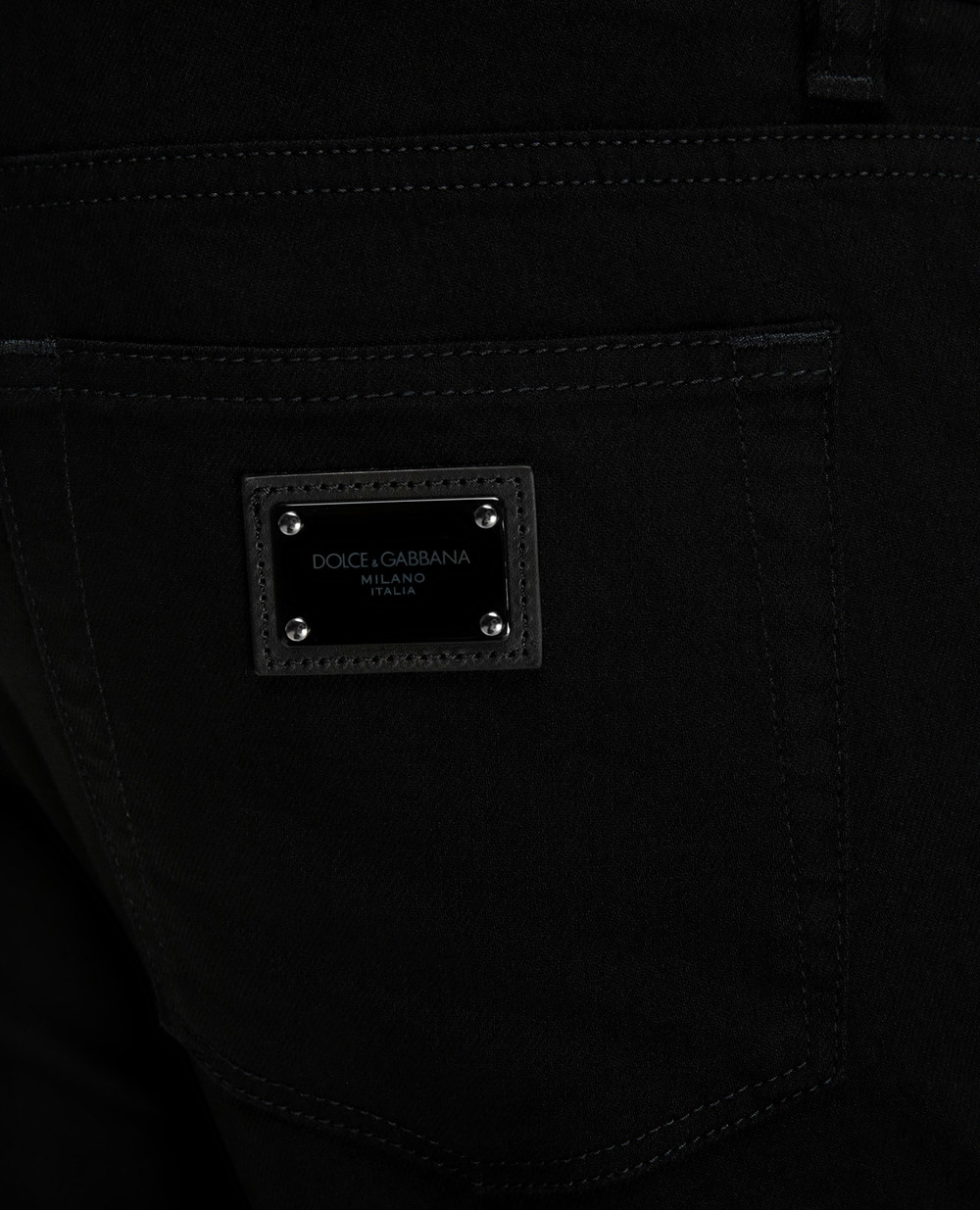 Джинси Dolce&Gabbana GY07CD-G8CN9, чорний колір • Купити в інтернет-магазині Kameron