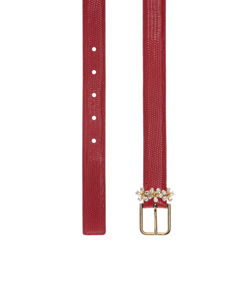 Кожаный ремень Dolce&Gabbana BE1211-A1095, красный цвет • Купить в интернет-магазине Kameron