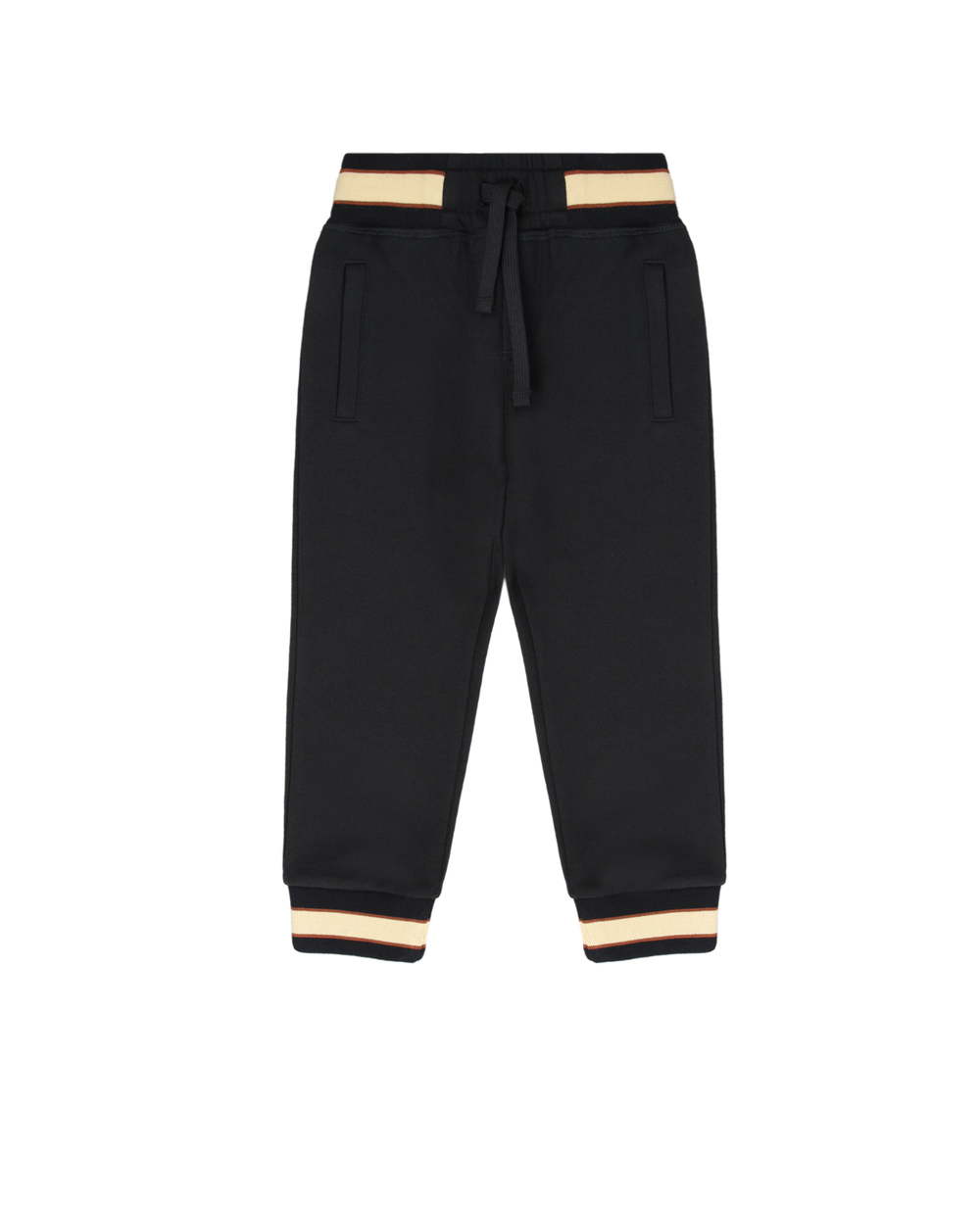 Спортивні брюки Dolce&Gabbana Kids L4JPBU-G7XJS-S, чорний колір • Купити в інтернет-магазині Kameron
