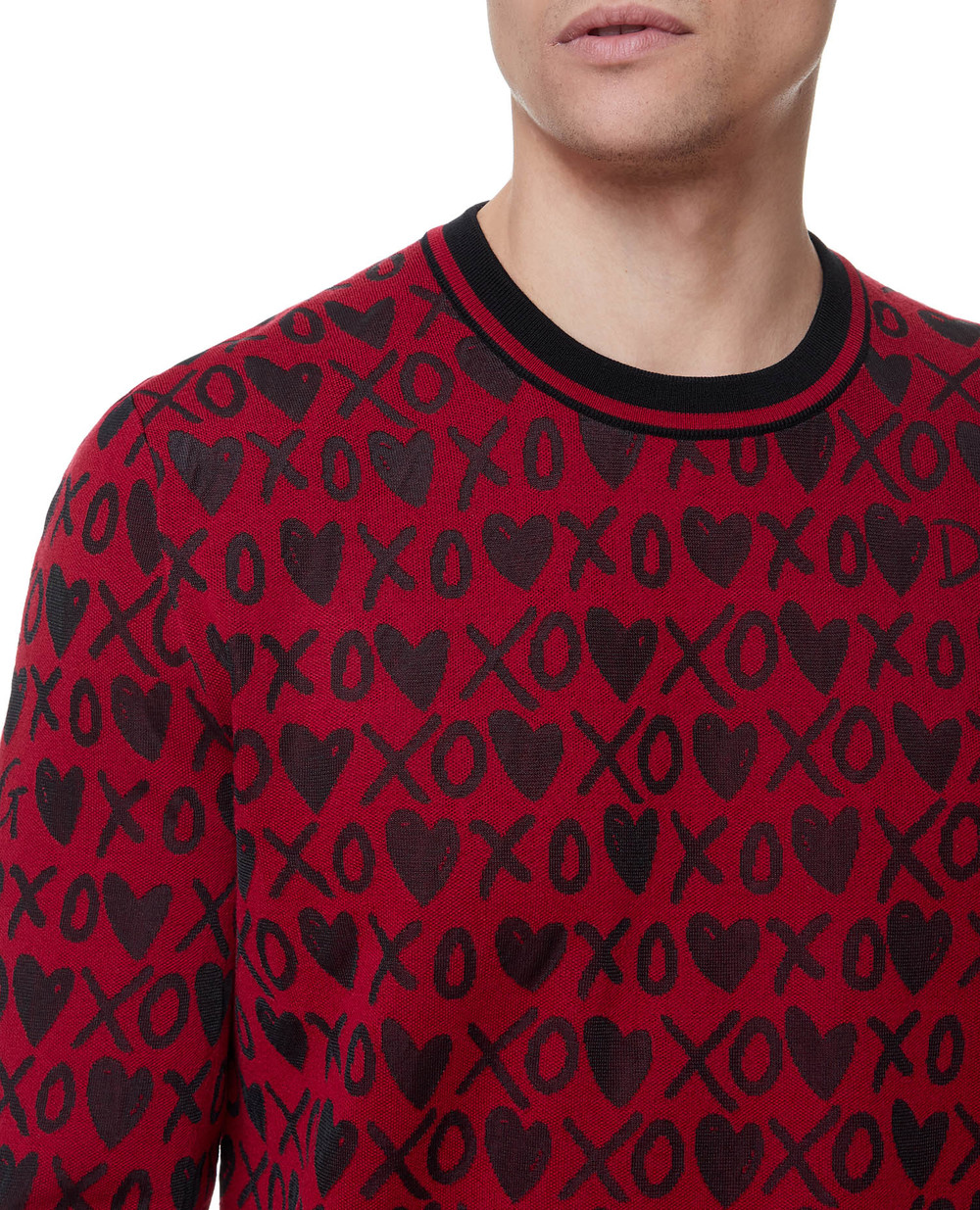 Вовняний джемпер Dolce&Gabbana GXI05T-JCMU3, красный колір • Купити в інтернет-магазині Kameron