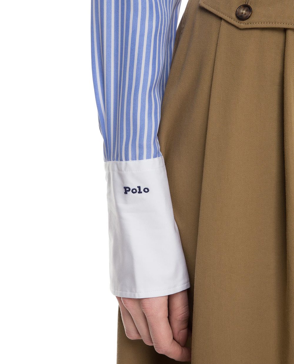 Шелковая рубашка Polo Ralph Lauren 211753145001, голубой цвет • Купить в интернет-магазине Kameron