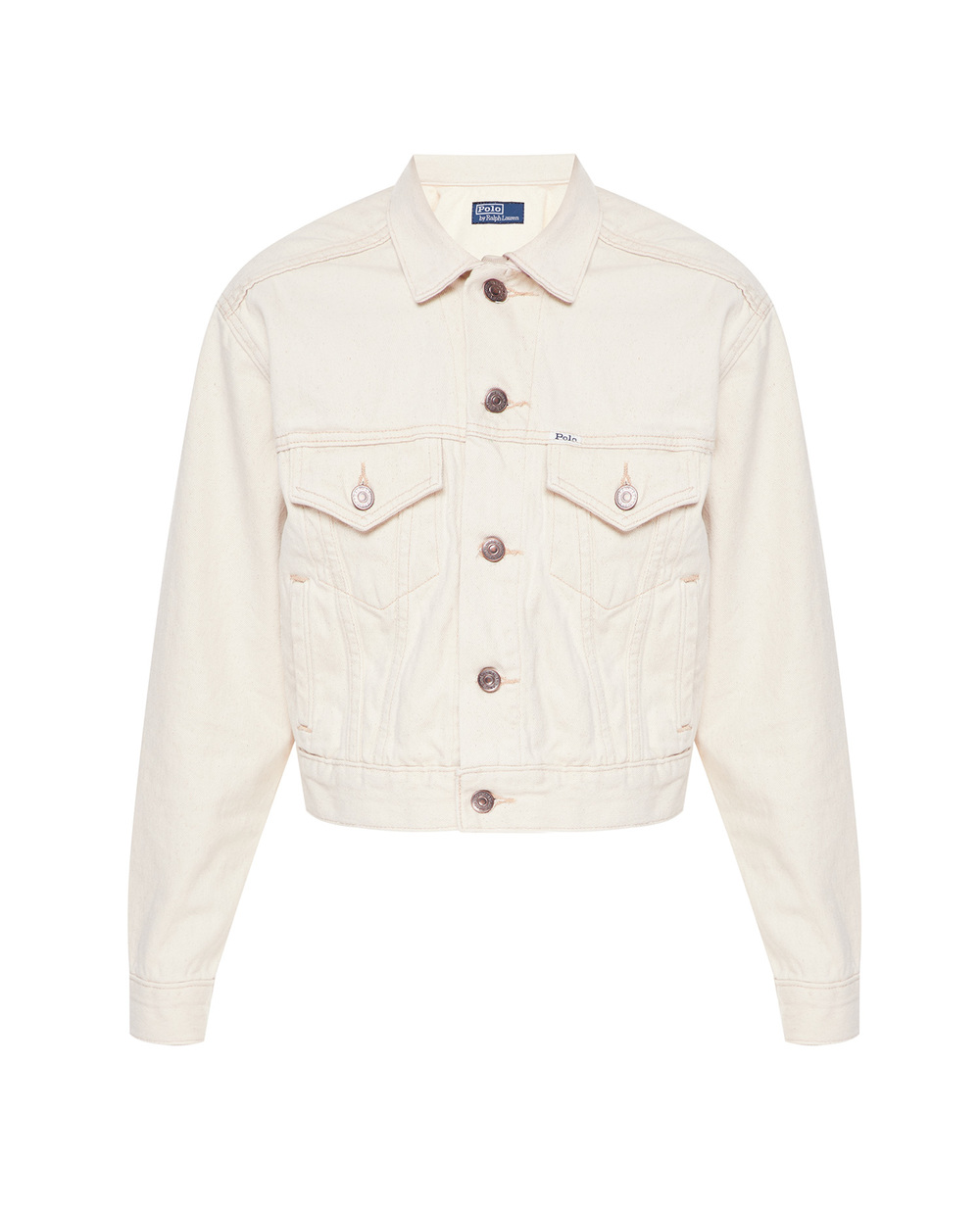 Джинсова куртка Polo Ralph Lauren 211890862001, білий колір • Купити в інтернет-магазині Kameron