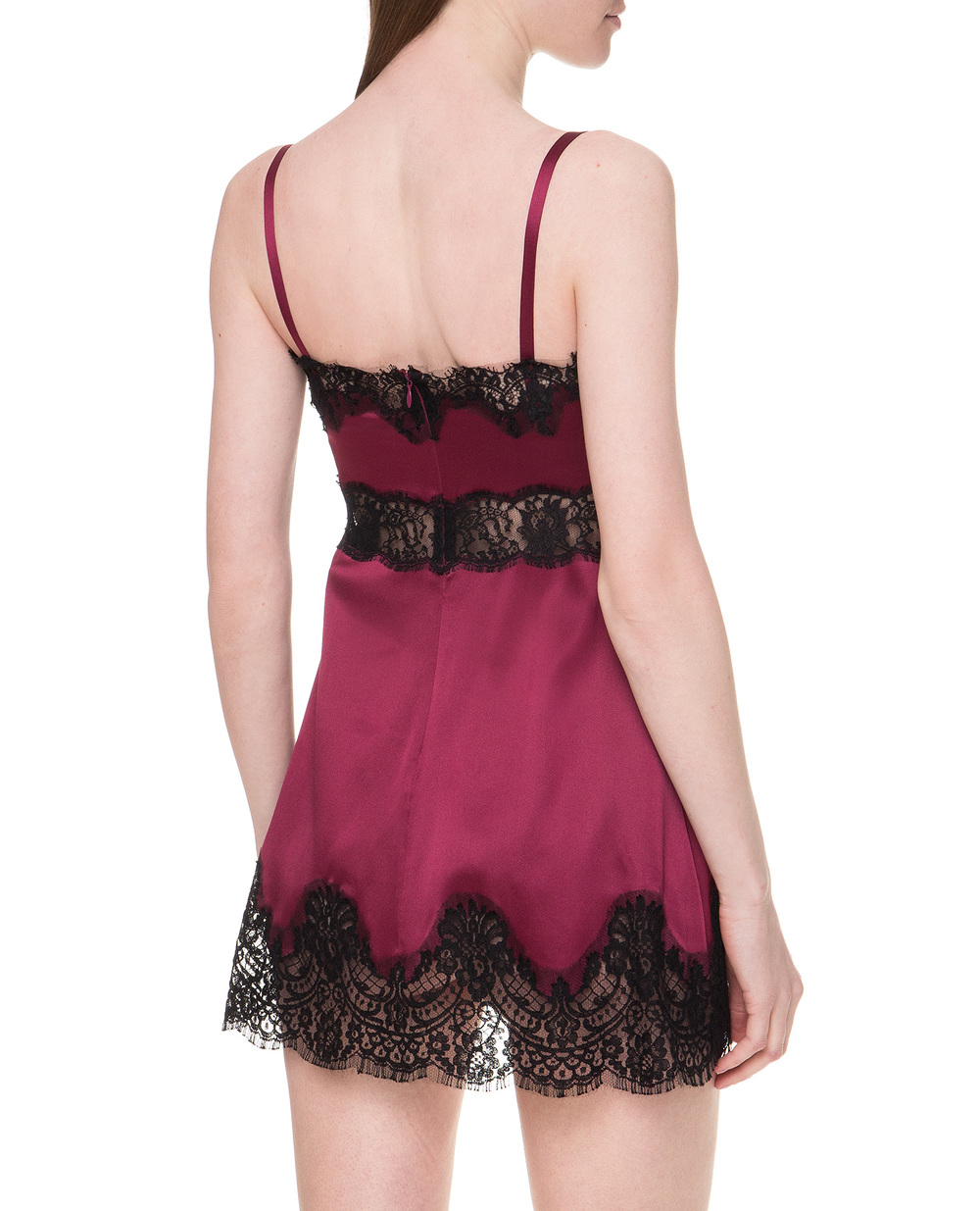 Ночная сорочка Dolce&Gabbana F6A5FT-FURAG, бордовый цвет • Купить в интернет-магазине Kameron