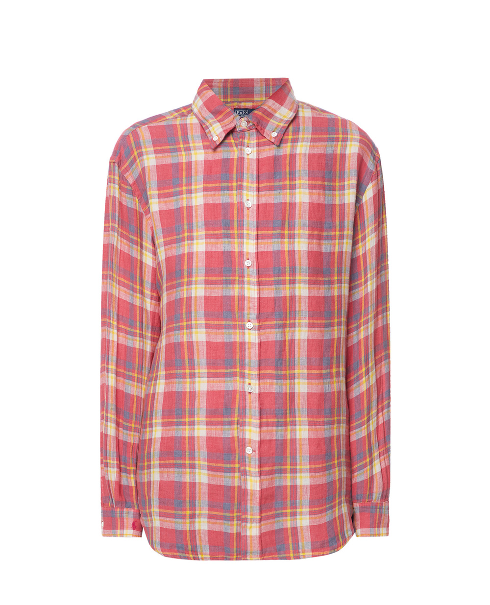 Льняная рубашка Polo Ralph Lauren 211892369003, розовый цвет • Купить в интернет-магазине Kameron
