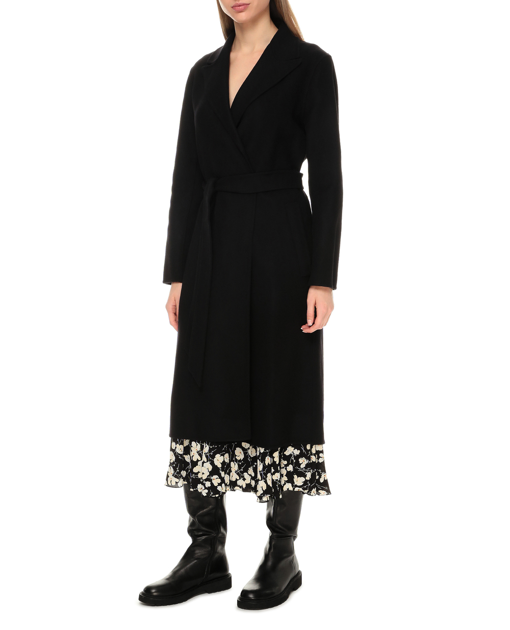 Шерстяное пальто Polo Ralph Lauren 211800855003, черный цвет • Купить в интернет-магазине Kameron