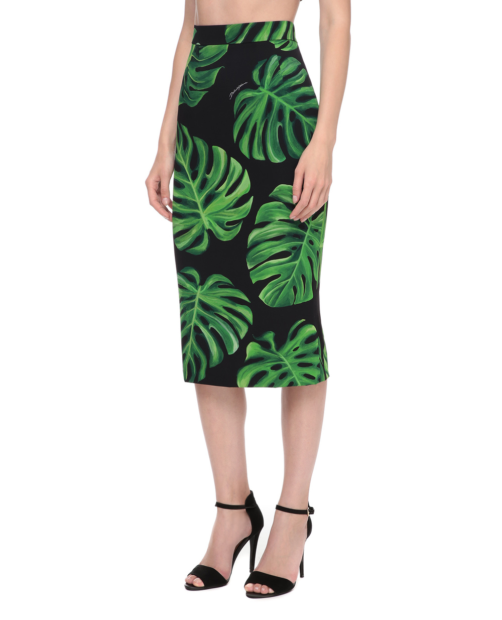 Шелковая юбка Dolce&Gabbana F4BUOT-FSA0C, разноцветный цвет • Купить в интернет-магазине Kameron