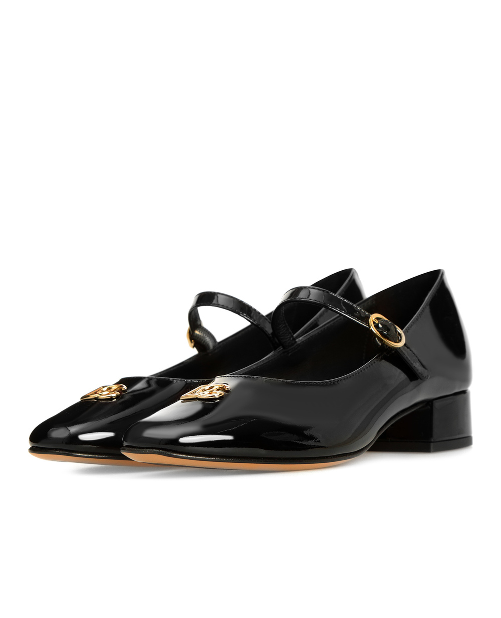 Детские кожаные туфли Dolce&Gabbana Kids D11034-A1471-M, черный цвет • Купить в интернет-магазине Kameron
