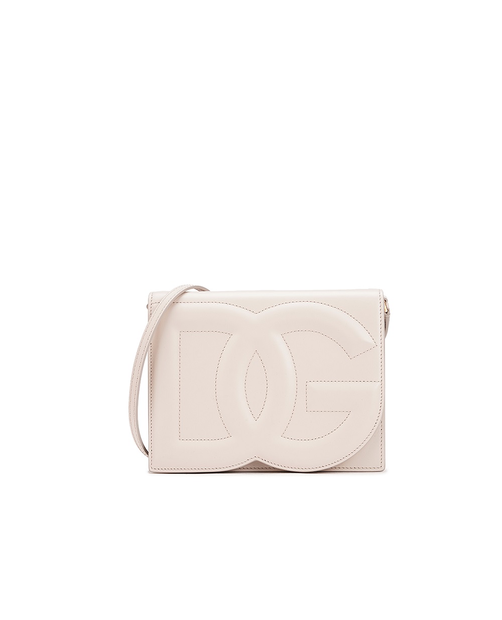 Кожаная сумка DG Logo Small Dolce&Gabbana BB7287-AW576, бежевый цвет • Купить в интернет-магазине Kameron