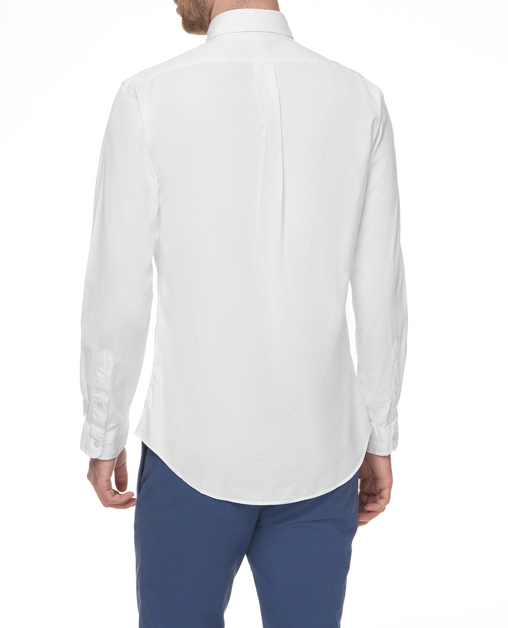 Рубашка Custom Fit Polo Ralph Lauren 710787193002, белый цвет • Купить в интернет-магазине Kameron