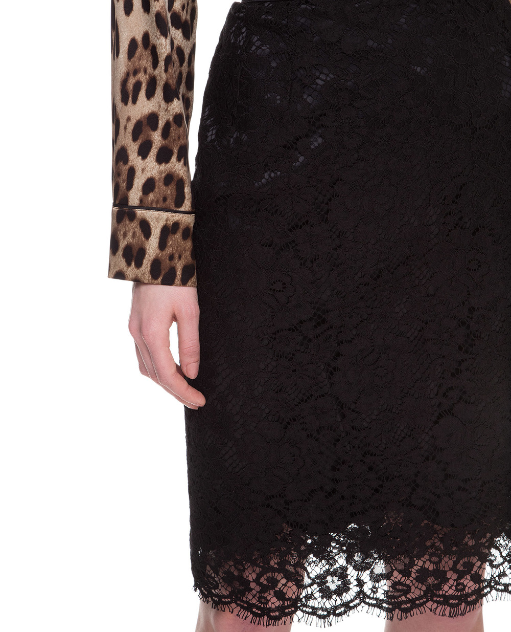 Спідниця Dolce&Gabbana F4A2PT-HLMCK, чорний колір • Купити в інтернет-магазині Kameron