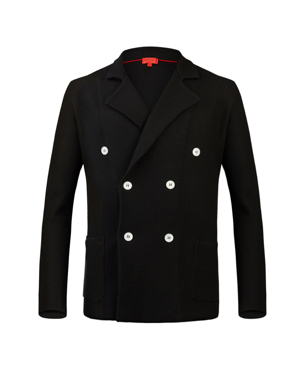 Шерстяной пиджак ISAIA MG7641.YP005, черный цвет • Купить в интернет-магазине Kameron
