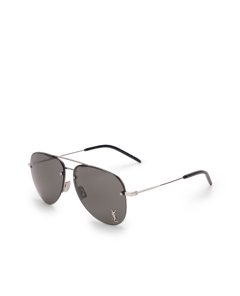 Сонцезахисні окуляри Saint Laurent SL CLASSIC 11 M-007, чорний колір • Купити в інтернет-магазині Kameron