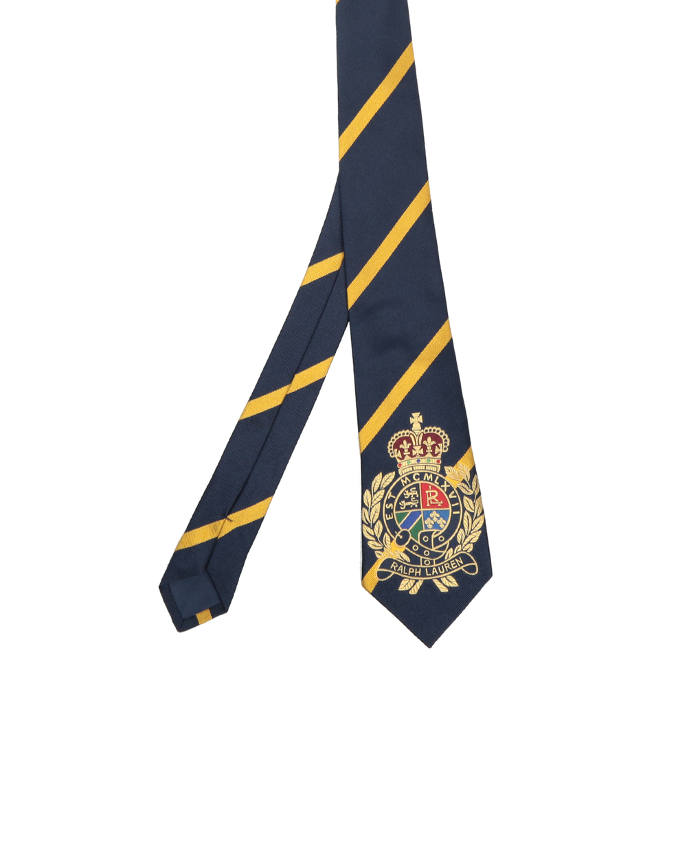 Шелковый галстук Polo Ralph Lauren 712772252001, синий цвет • Купить в интернет-магазине Kameron