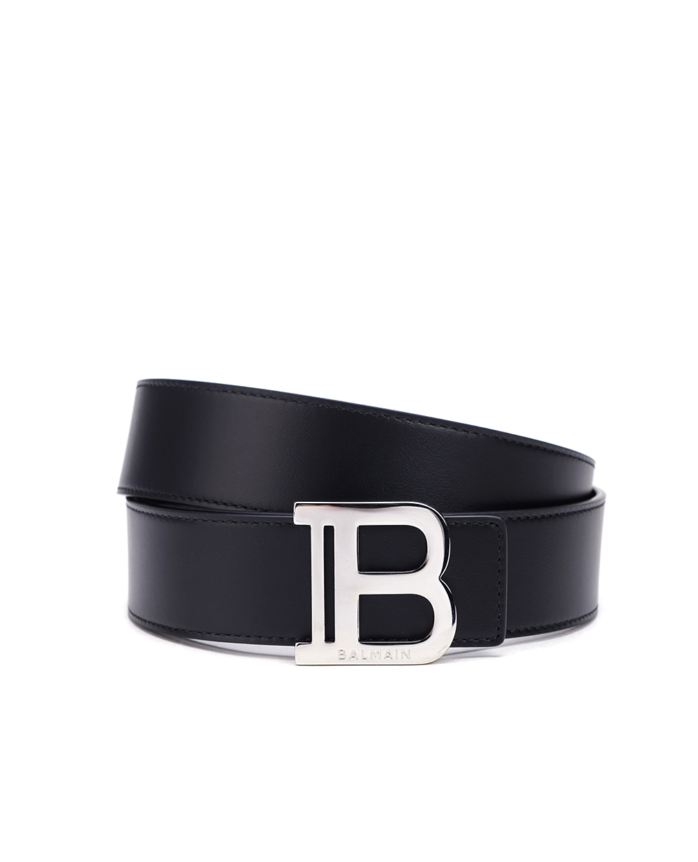 Ремінь Balmain BM0WJ000LRMC, чорний колір • Купити в інтернет-магазині Kameron