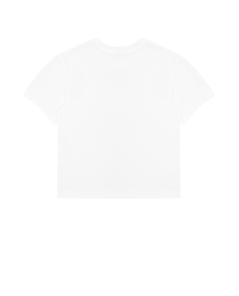 Дитяча футболка Dolce&Gabbana Kids L5JTBE-G7BFL-S, білий колір • Купити в інтернет-магазині Kameron