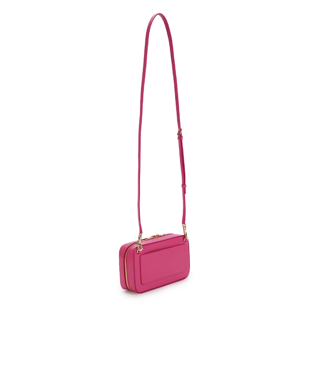 Кожаная сумка DG Logo Small Dolce&Gabbana BB7289-AW576, малиновый цвет • Купить в интернет-магазине Kameron