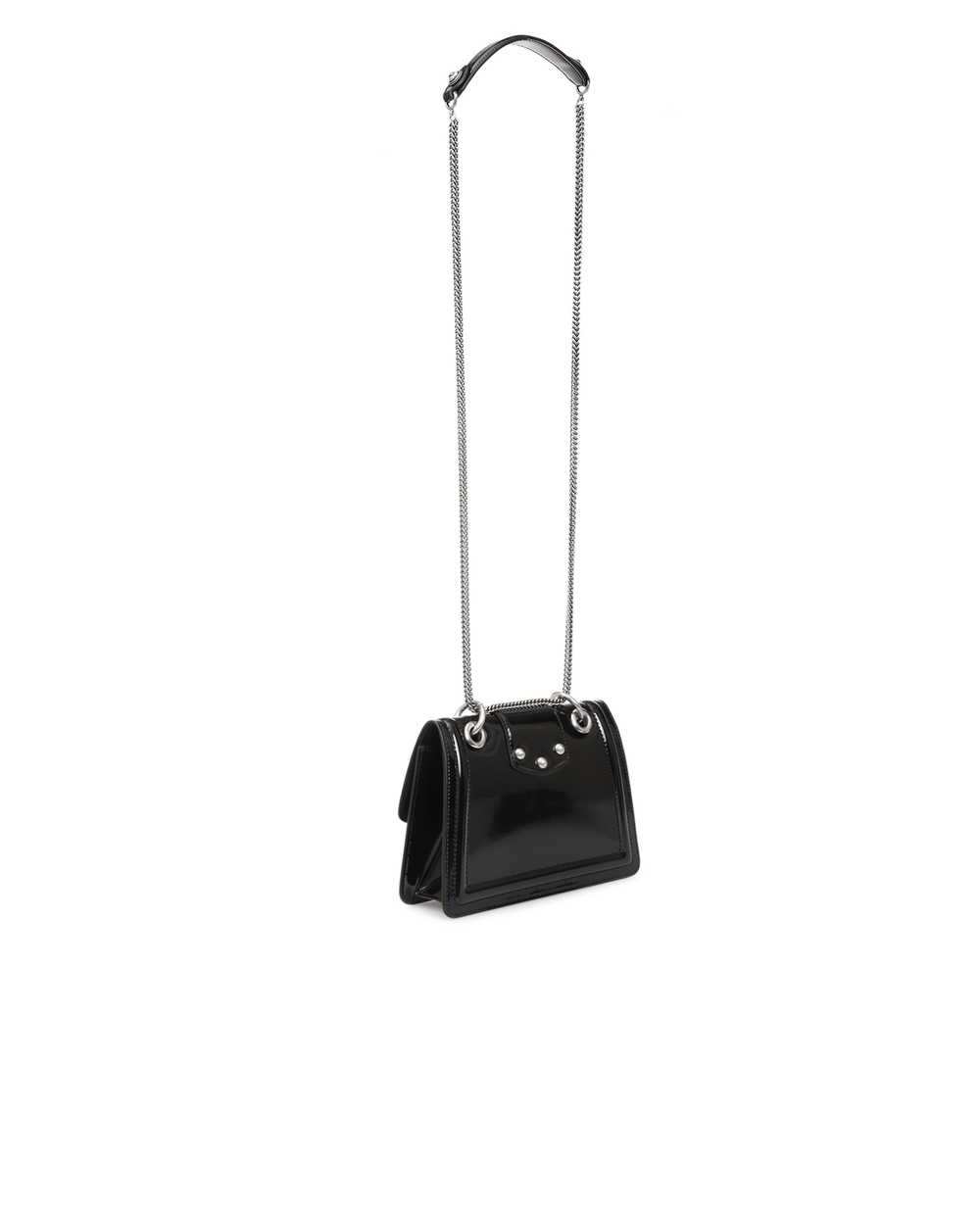 Кожаная сумка DG Amore Dolce&Gabbana BB6676-A1037, черный цвет • Купить в интернет-магазине Kameron