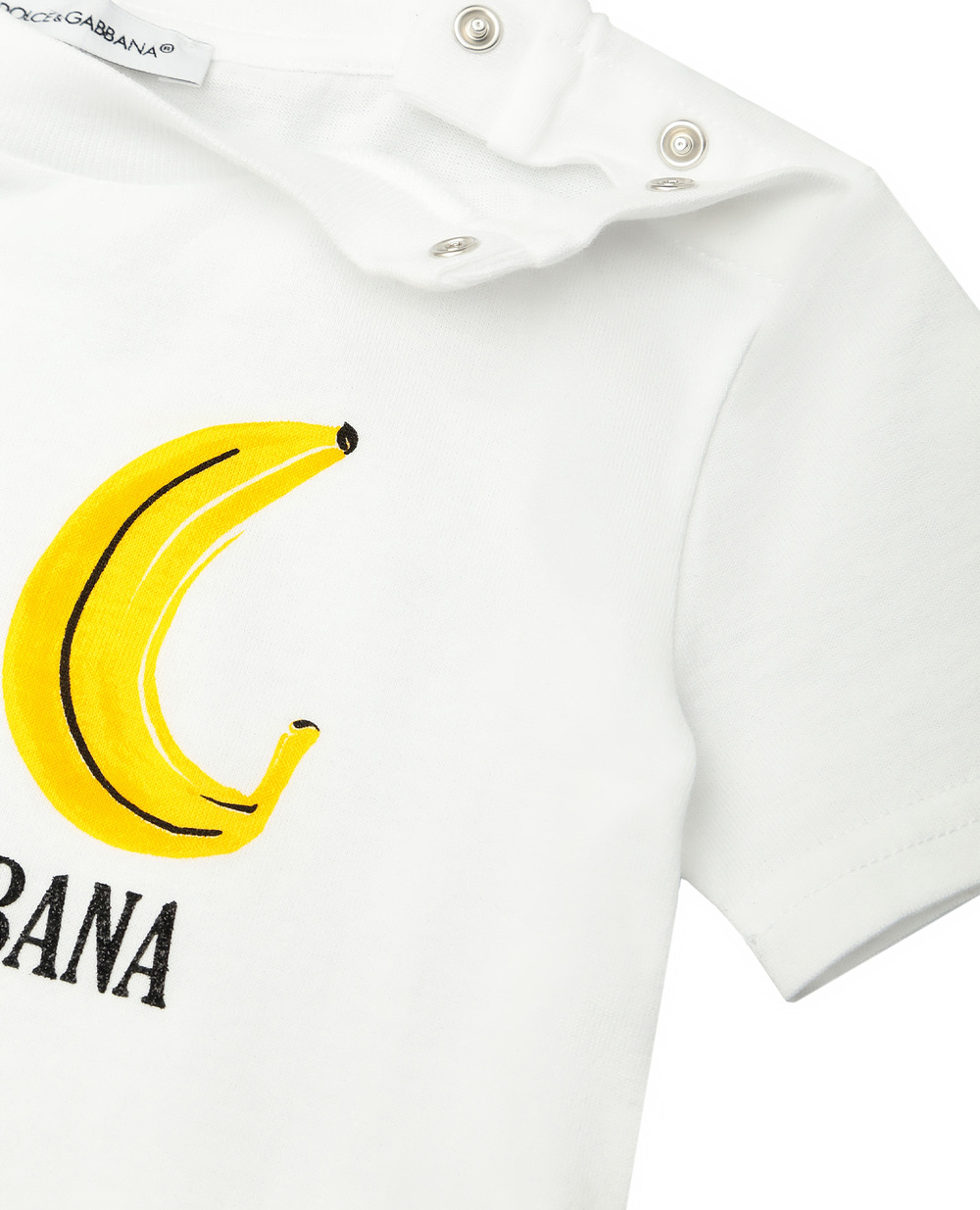 Дитяча футболка Dolce&Gabbana Kids L2JTAZ-G7WQT, білий колір • Купити в інтернет-магазині Kameron