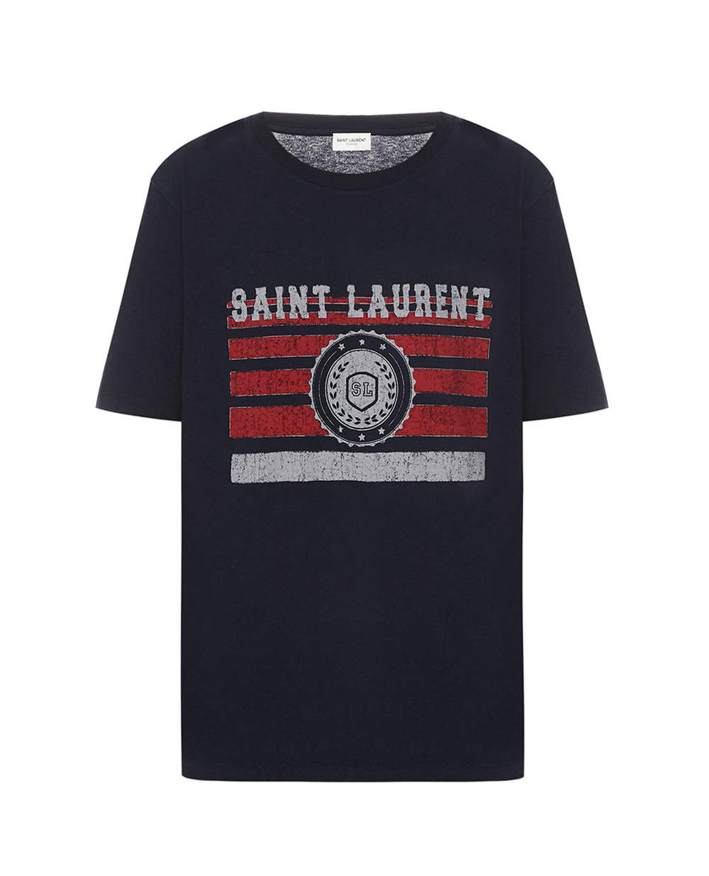 Футболка Saint Laurent 668815-YB2UH, синий цвет • Купить в интернет-магазине Kameron
