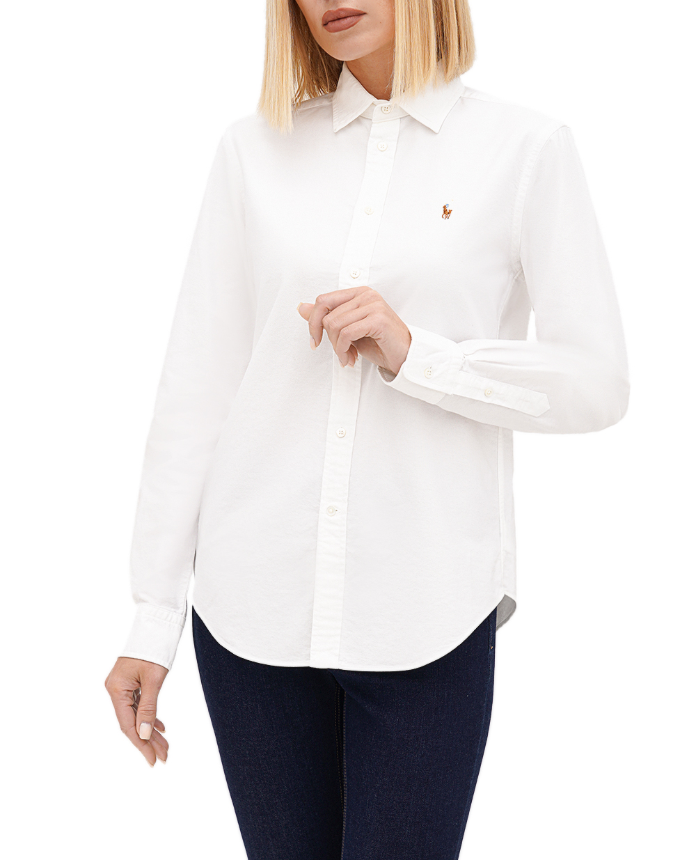 Рубашка Polo Ralph Lauren 211891377003, белый цвет • Купить в интернет-магазине Kameron