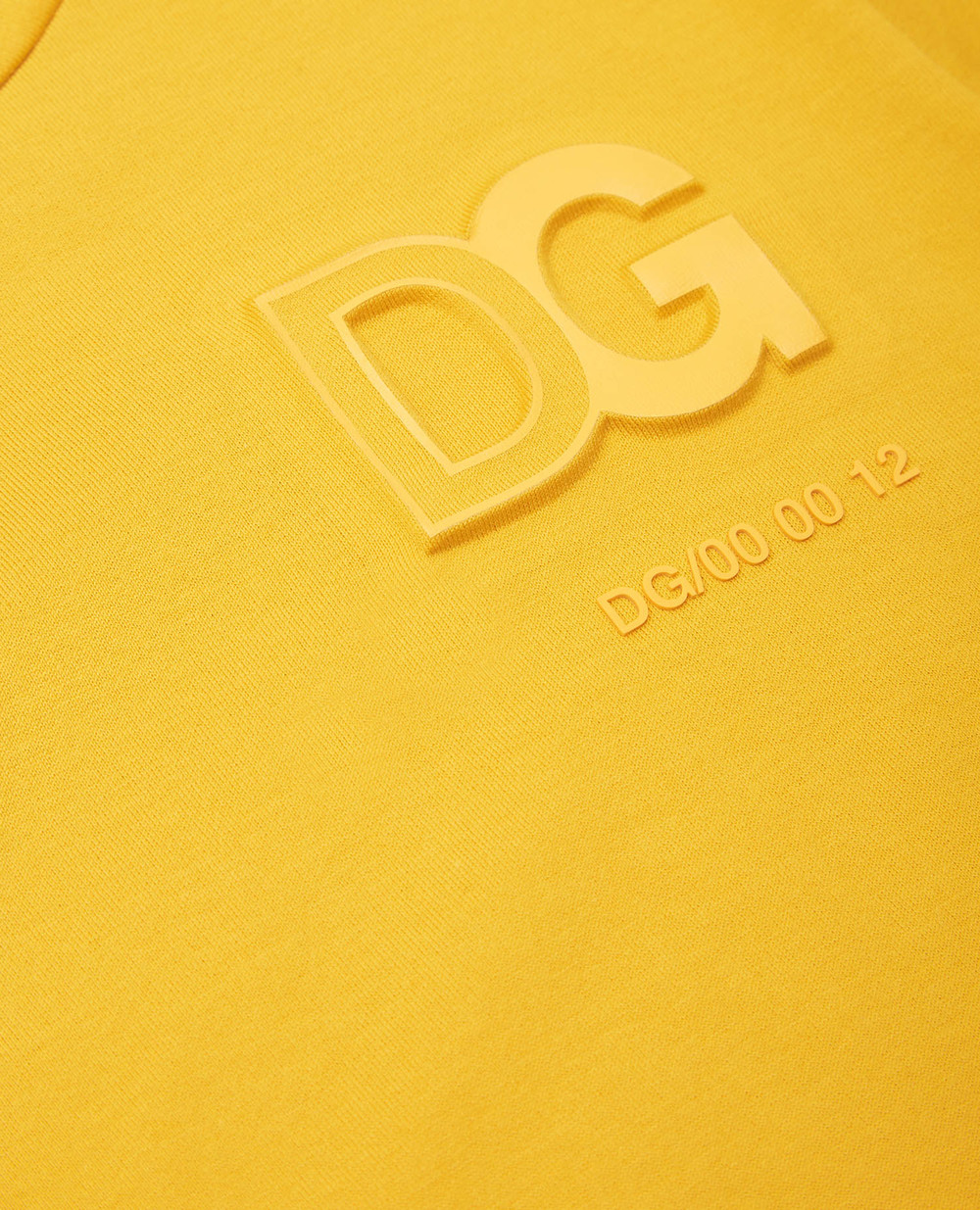 Футболка Dolce&Gabbana Kids L4JTDH-G7A5Z-S, желтый цвет • Купить в интернет-магазине Kameron