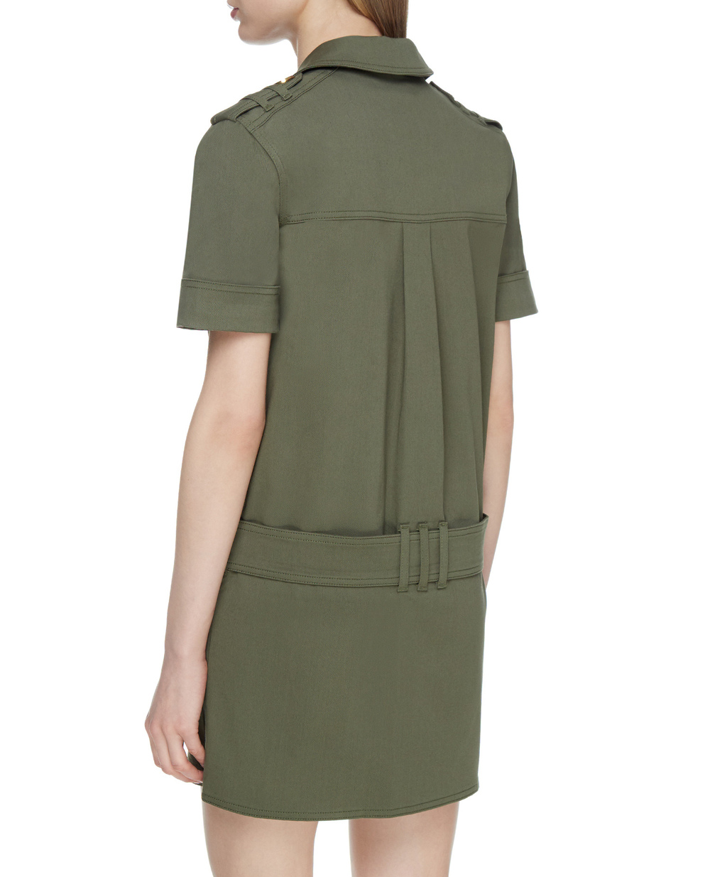 Сукня Balmain VF16154D086, зелений колір • Купити в інтернет-магазині Kameron