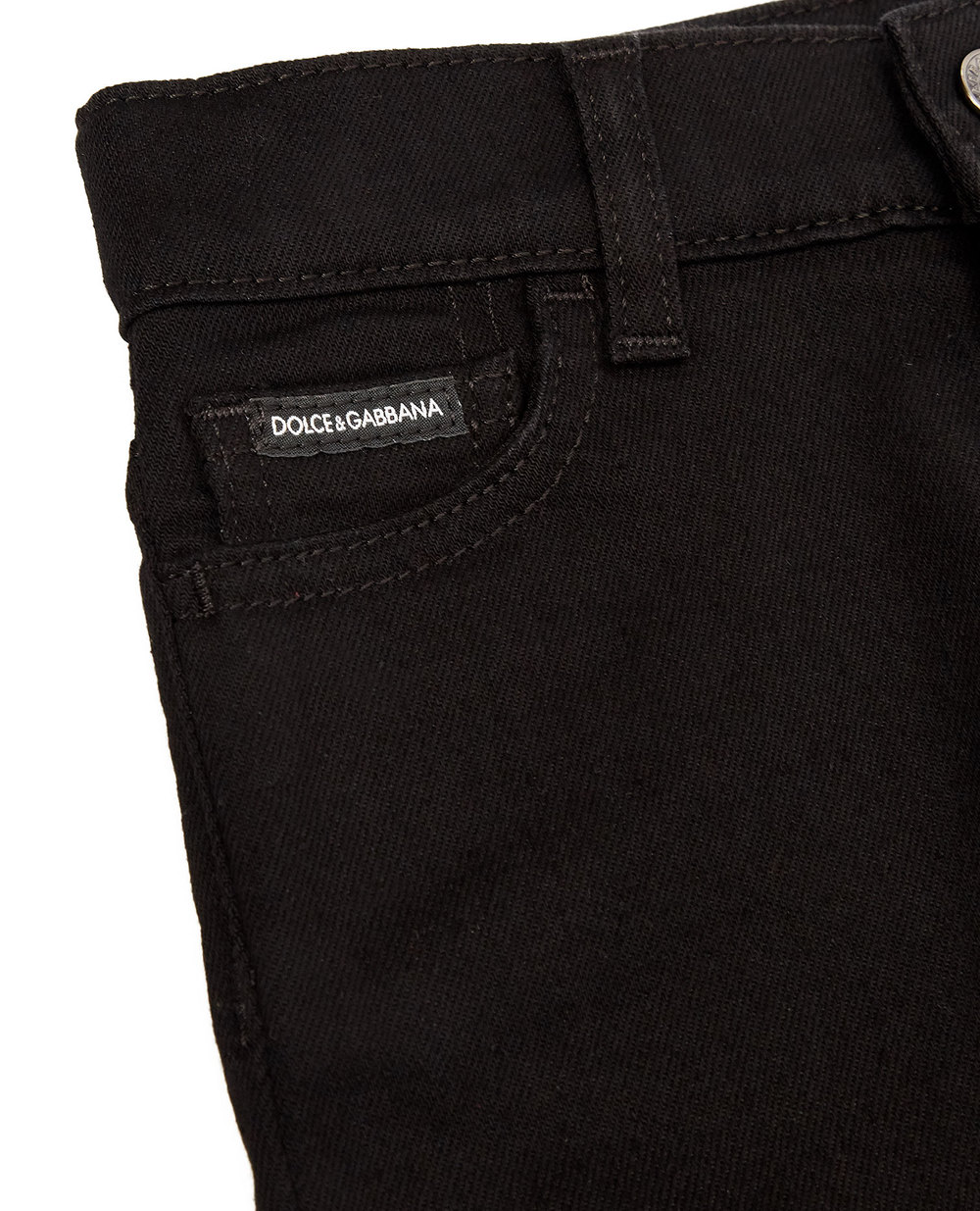 Дитячі джинси Dolce&Gabbana Kids L42F46-LD998-S, чорний колір • Купити в інтернет-магазині Kameron