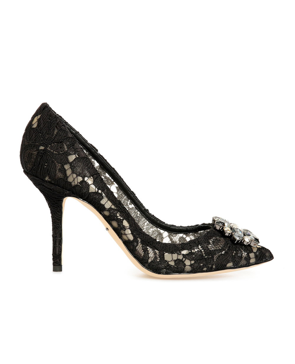 Кружевные туфли Bellucci Dolce&Gabbana CD0101-AL198, черный цвет • Купить в интернет-магазине Kameron