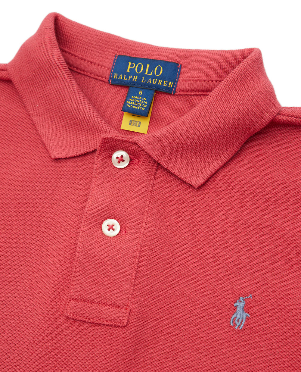 Детское поло Polo Ralph Lauren Kids 321703632140, красный цвет • Купить в интернет-магазине Kameron