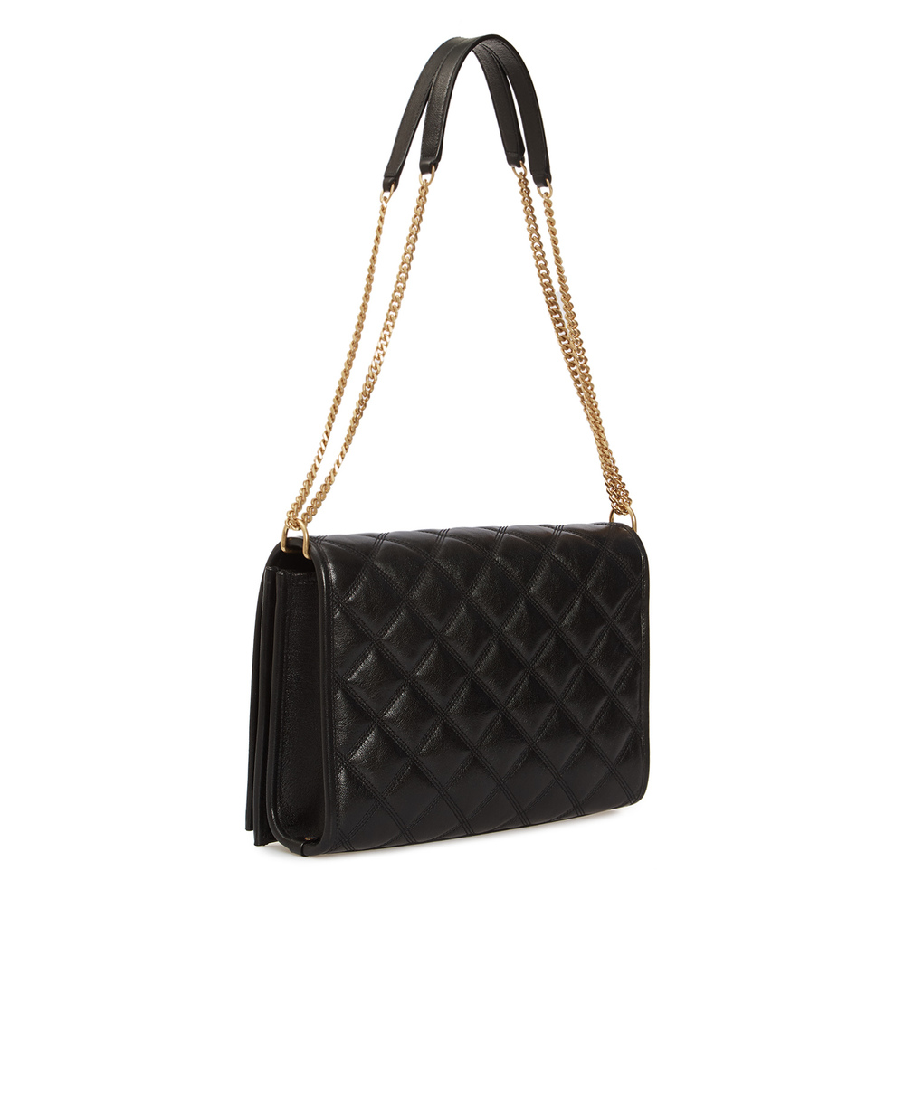Кожаная сумка Becky Saint Laurent 650770-1D319, черный цвет • Купить в интернет-магазине Kameron