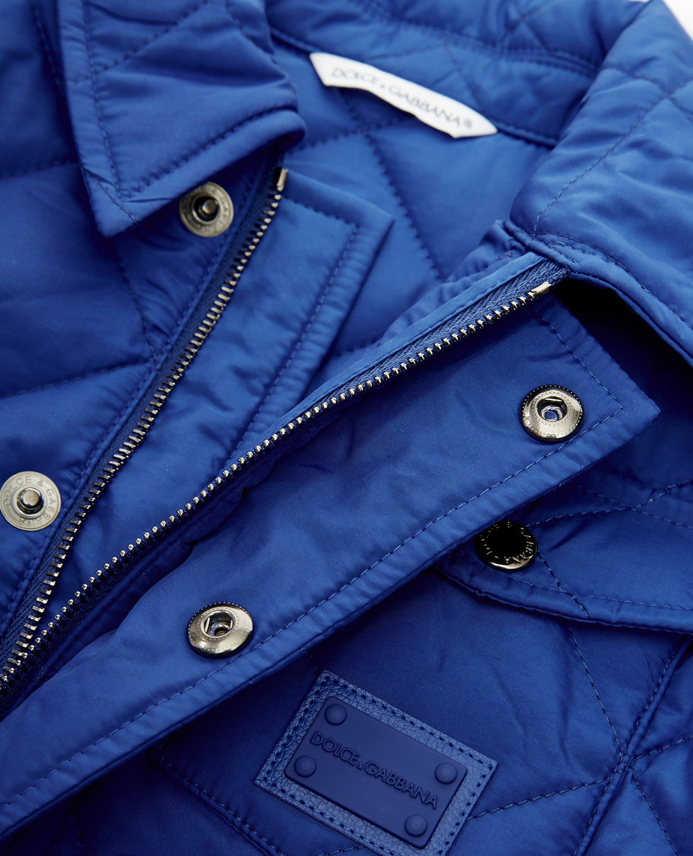 Куртка Dolce&Gabbana Kids L1JC12-G7A3A, синий цвет • Купить в интернет-магазине Kameron