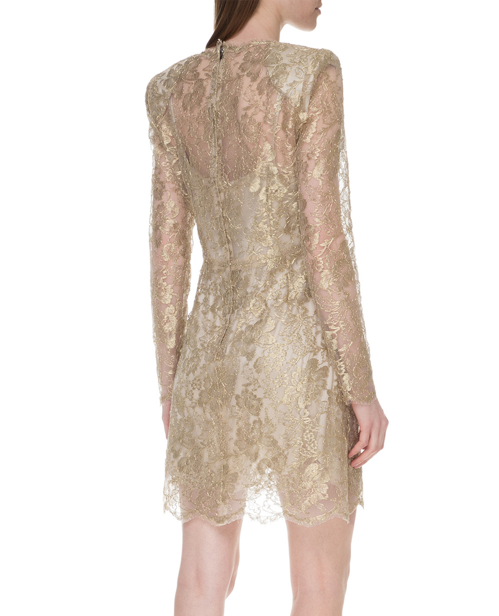 Платье Dolce&Gabbana F6H8BT-HLM02, золотой цвет • Купить в интернет-магазине Kameron