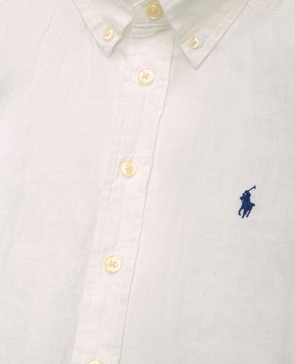 Детская льняная рубашка Polo Ralph Lauren Kids 322865270005, белый цвет • Купить в интернет-магазине Kameron