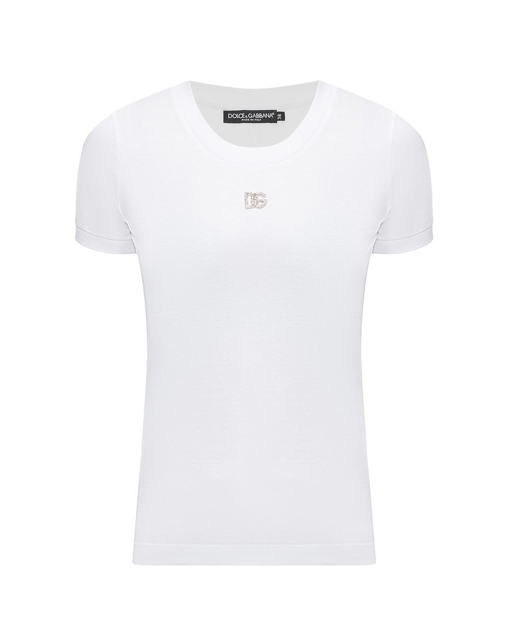 Футболка Dolce&Gabbana F8T00Z-G7B3U, белый цвет • Купить в интернет-магазине Kameron