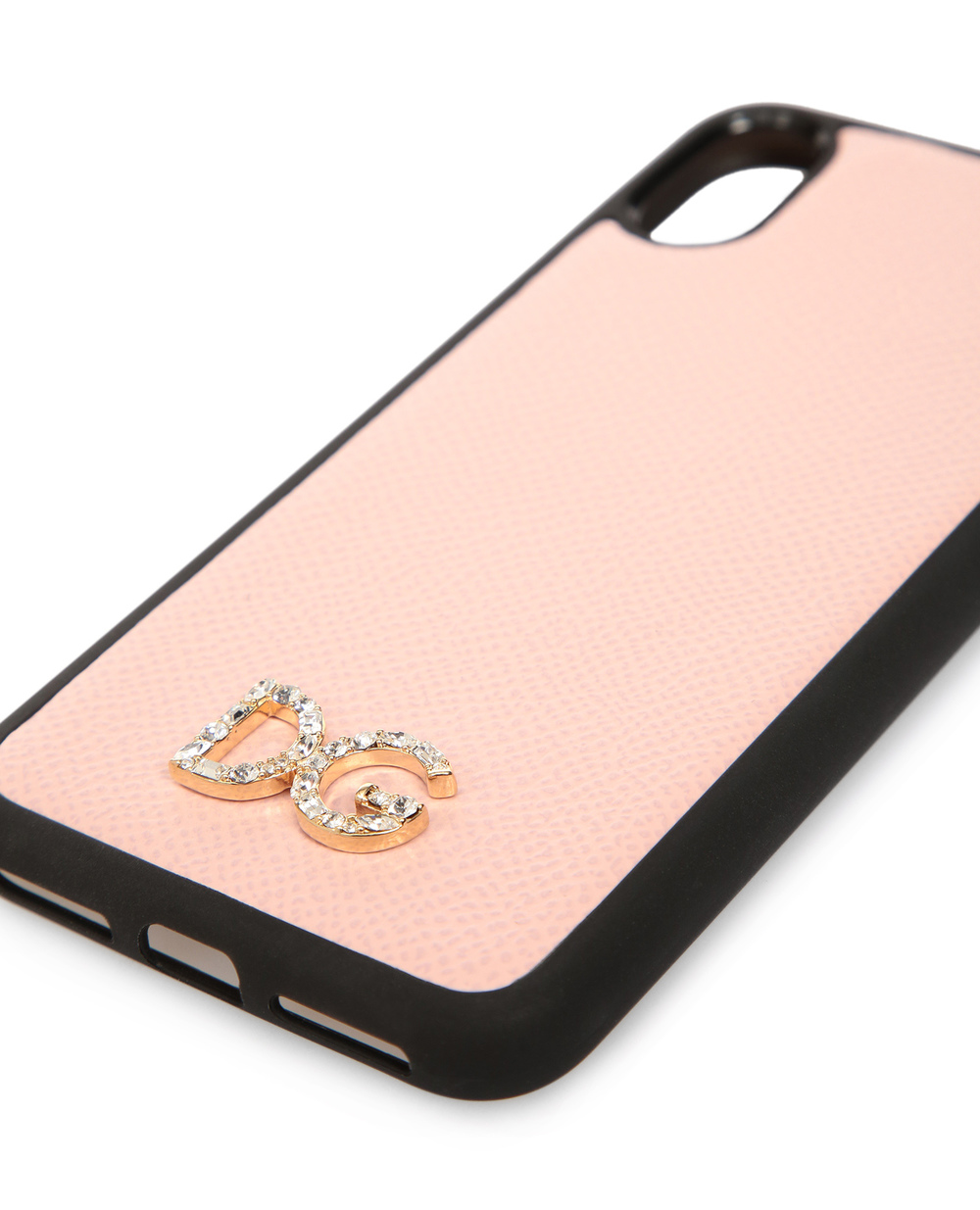 Кожаный чехол для iPhone X/XS Dolce&Gabbana BI2408-AU770, розовый цвет • Купить в интернет-магазине Kameron