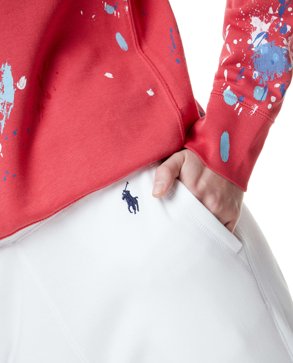 Спортивні штани Polo Ralph Lauren 211794397002, білий колір • Купити в інтернет-магазині Kameron