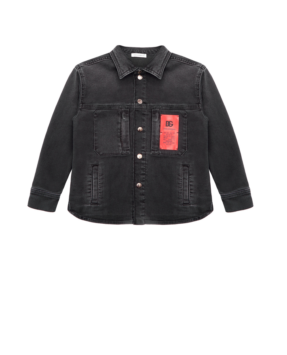 Джинсова куртка Dolce&Gabbana Kids L43S51-LDA05-S, чорний колір • Купити в інтернет-магазині Kameron