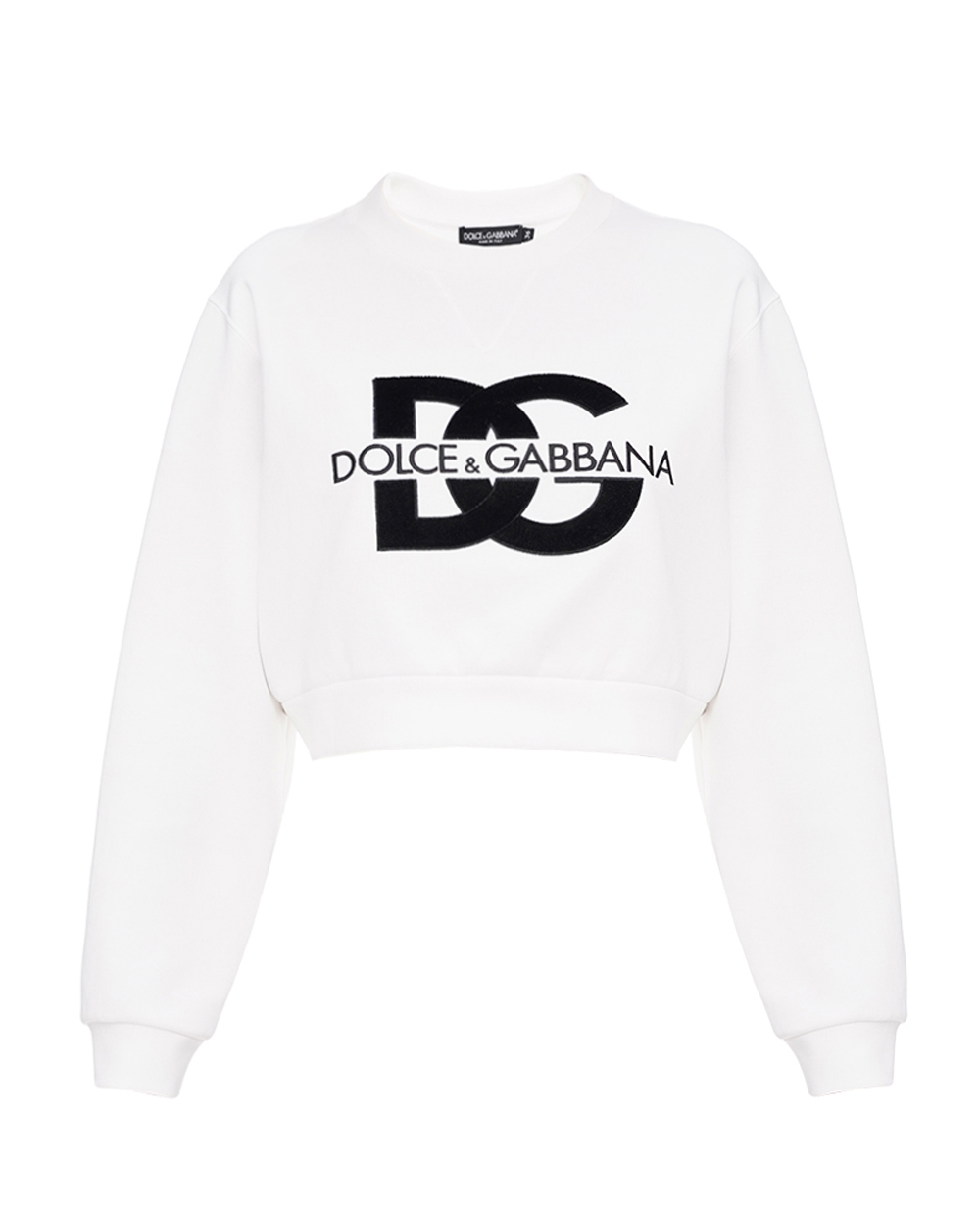 Світшот Dolce&Gabbana F9R55Z-GDB7B, білий колір • Купити в інтернет-магазині Kameron