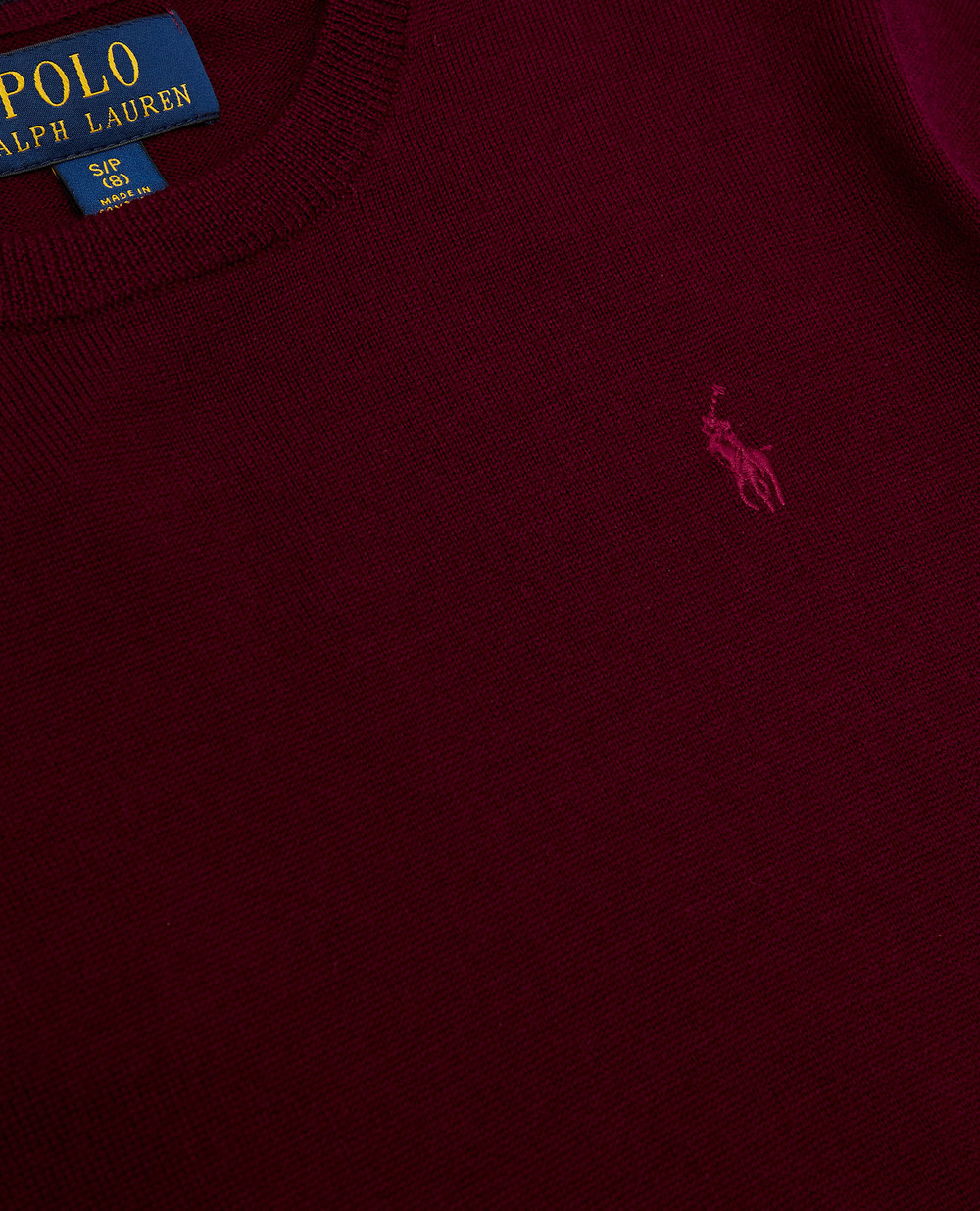 Детский шерстяной джемпер Polo Ralph Lauren Kids 323877725002, бордовый цвет • Купить в интернет-магазине Kameron