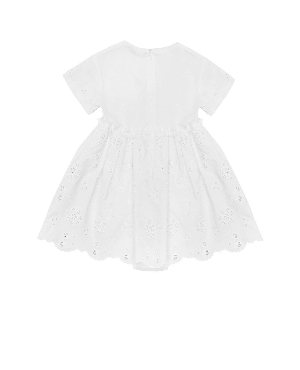 Дитяча сукня Dolce&Gabbana Kids L2JD3W-G7B3B, білий колір • Купити в інтернет-магазині Kameron