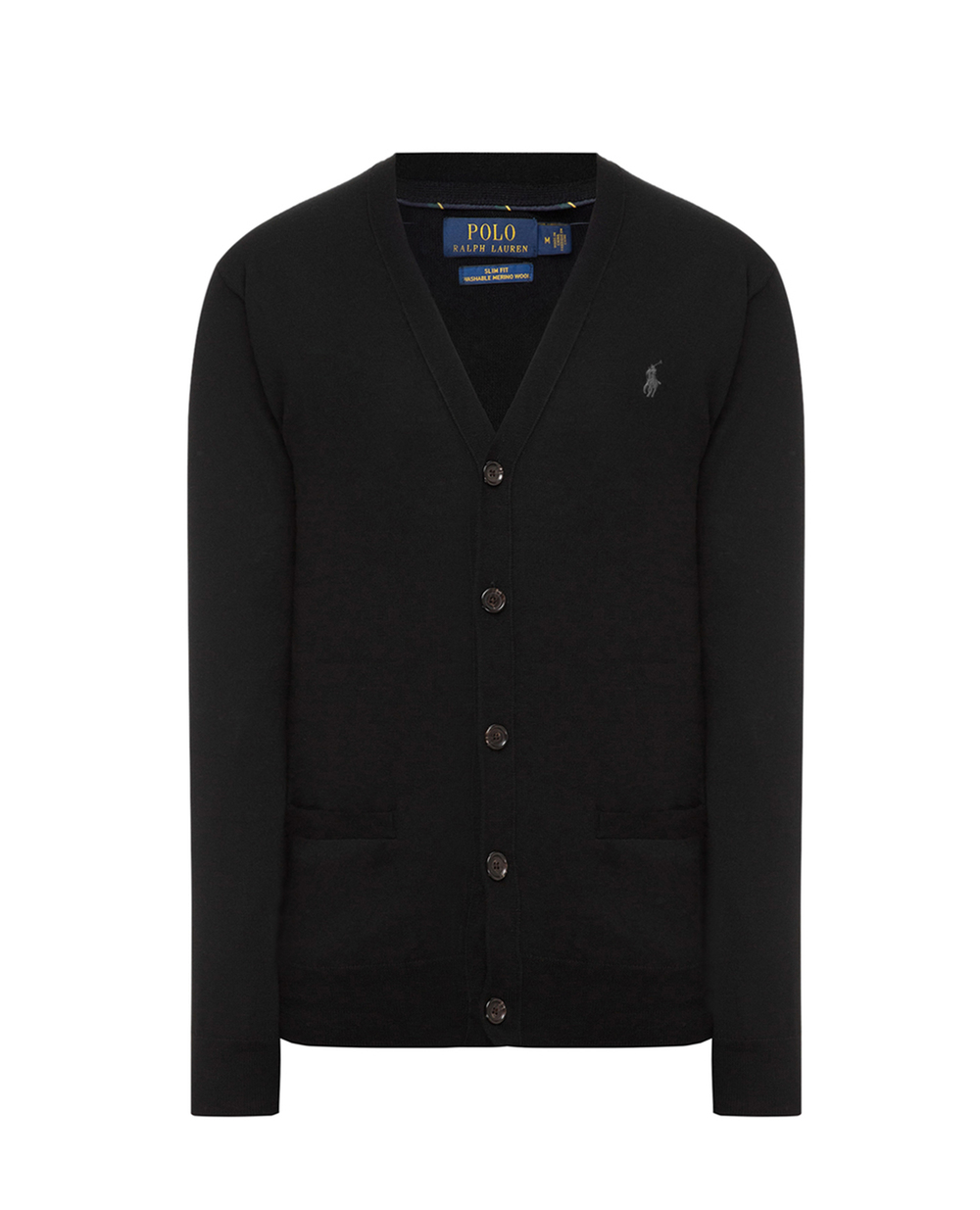 Шерстяной кардиган Polo Ralph Lauren 710763372001, черный цвет • Купить в интернет-магазине Kameron