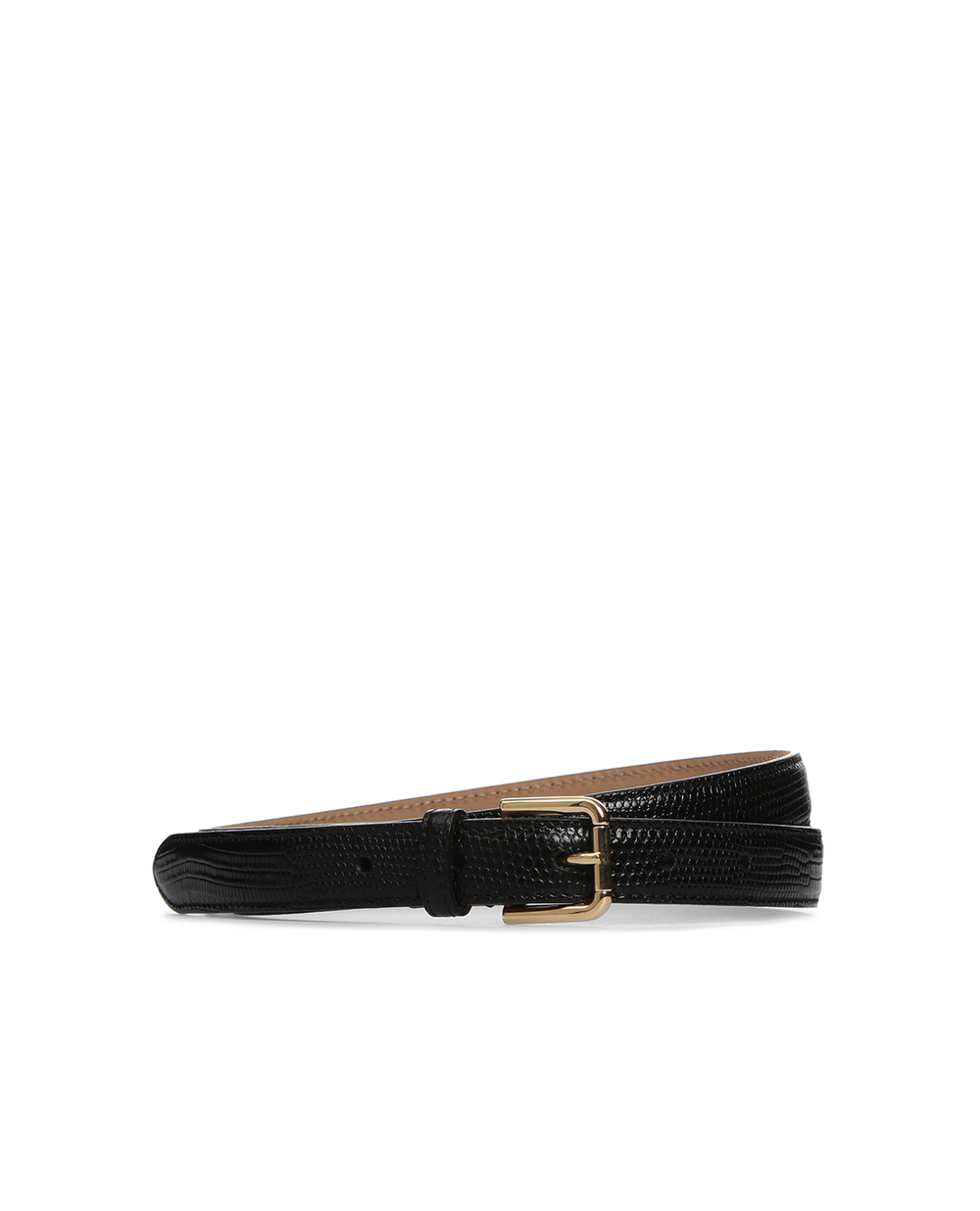 Кожаный ремень Dolce&Gabbana BE1063-A1095, черный цвет • Купить в интернет-магазине Kameron