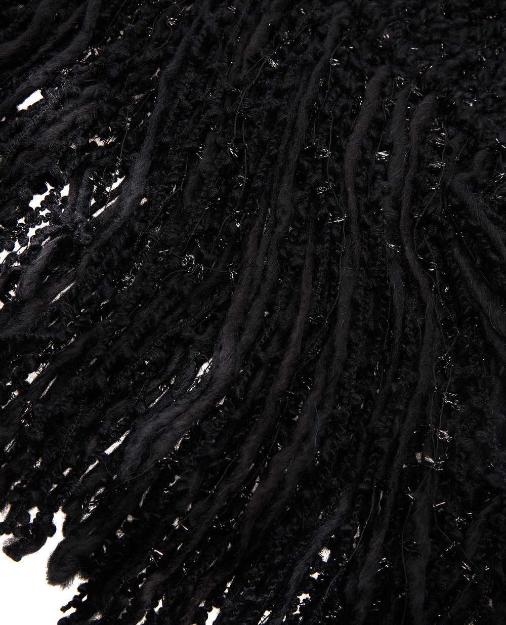 Шерстяной шарф Dolce&Gabbana GXD51T-JAM7N, черный цвет • Купить в интернет-магазине Kameron
