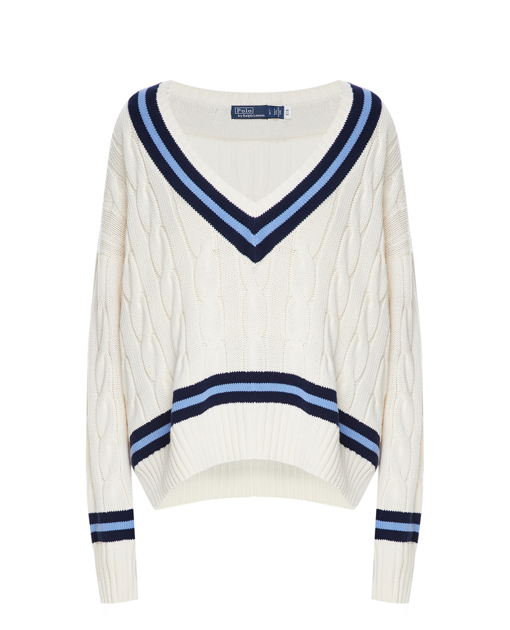 Пуловер Cricket Polo Ralph Lauren 211891676001, білий колір • Купити в інтернет-магазині Kameron