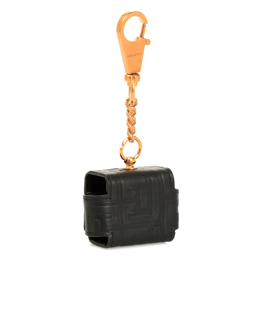 Кожаный чехол для Airpods Balmain WN0QG143LESP, черный цвет • Купить в интернет-магазине Kameron