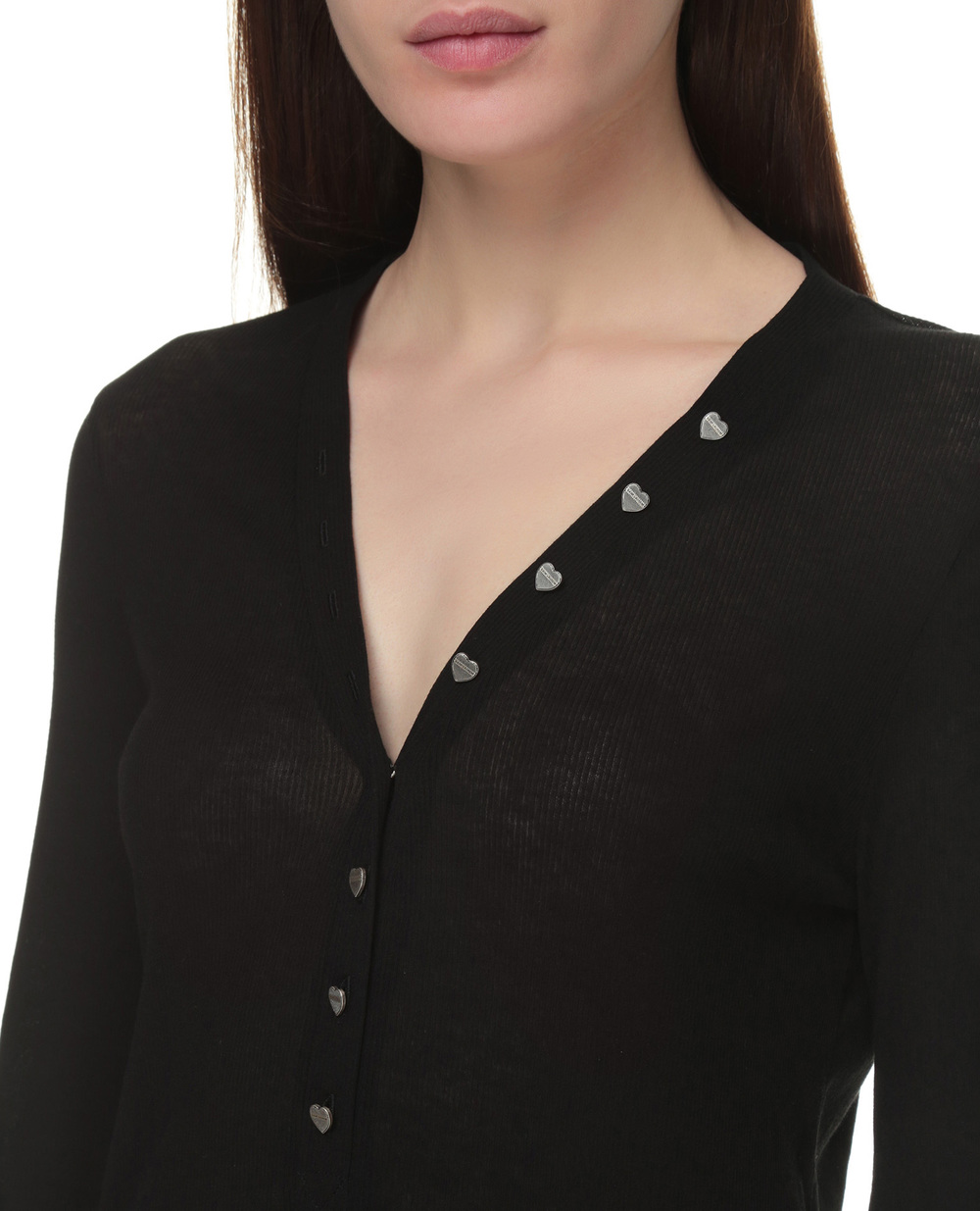 Пуловер Saint Laurent 683744-YB2OZ, чорний колір • Купити в інтернет-магазині Kameron