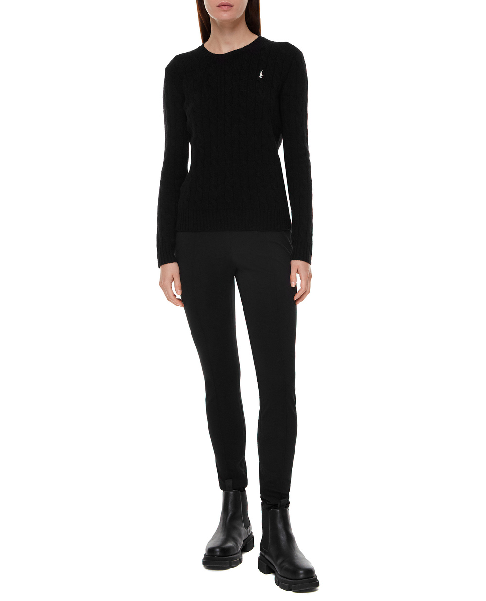 Леггинсы Polo Ralph Lauren 211842219001, черный цвет • Купить в интернет-магазине Kameron