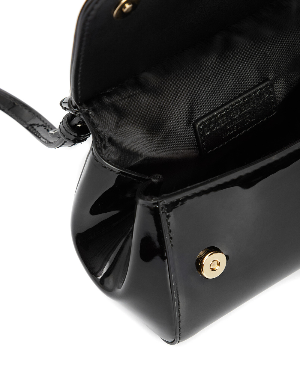 Кожаная сумка Sicily Dolce&Gabbana EB0003-AQ748, черный цвет • Купить в интернет-магазине Kameron